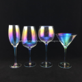 Bubble colorful wine glass set